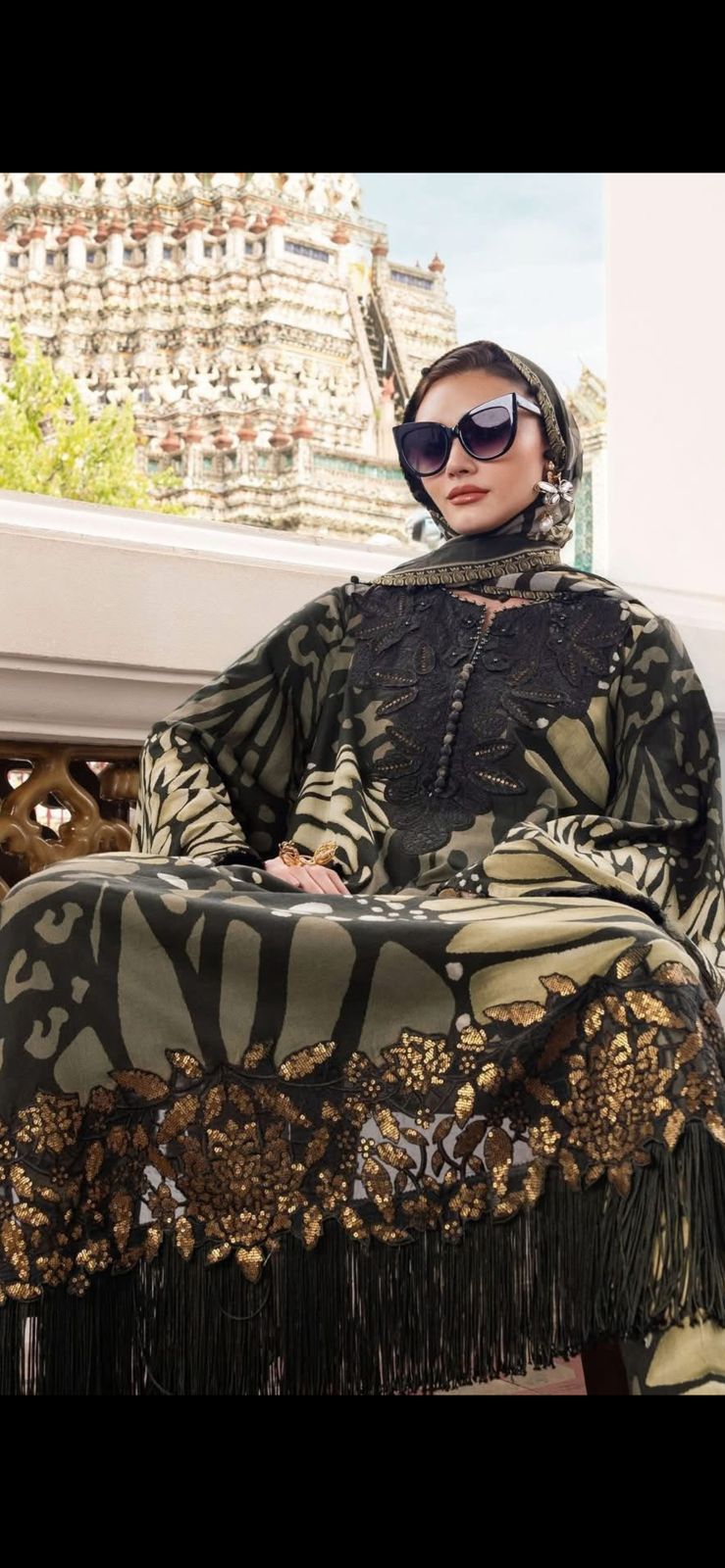 un stitched lawn suit