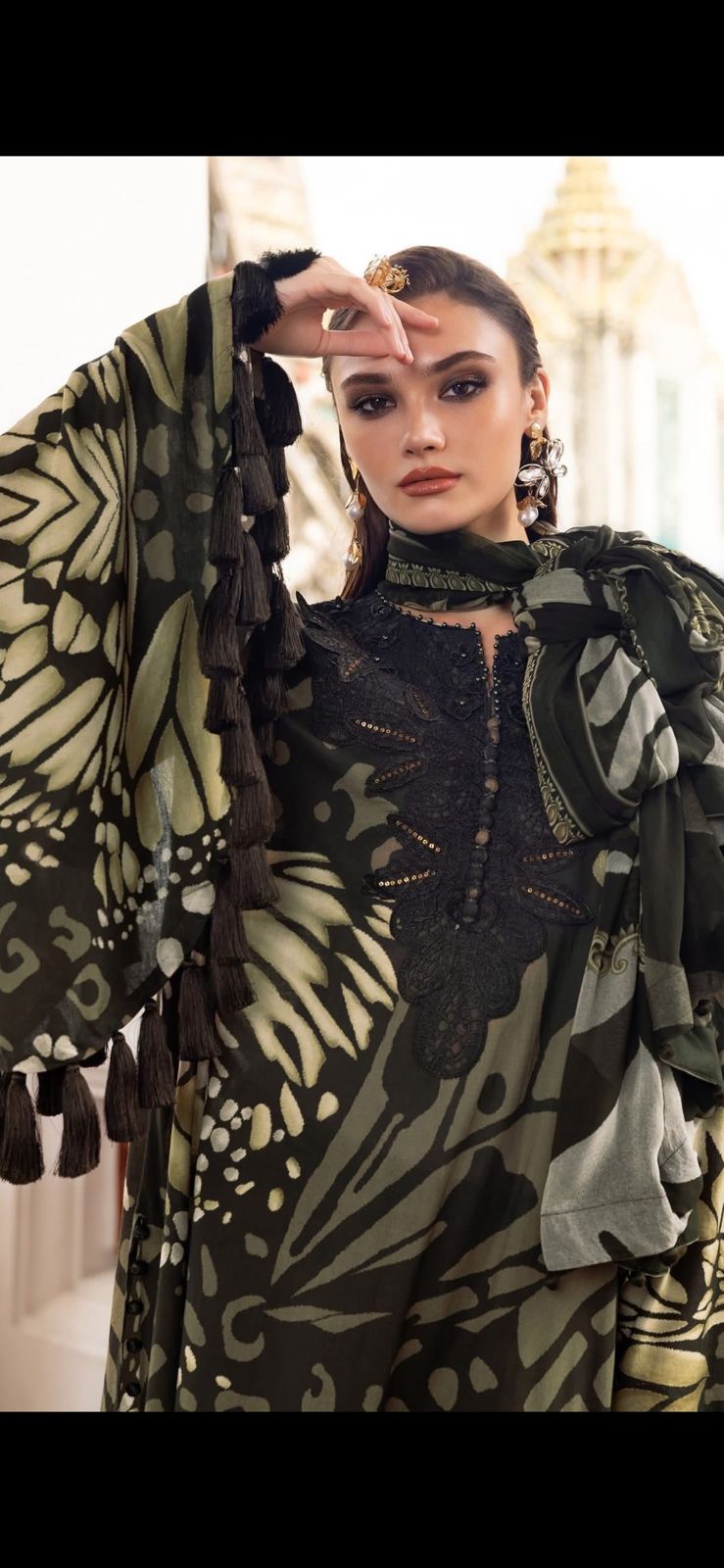 un stitched lawn suit
