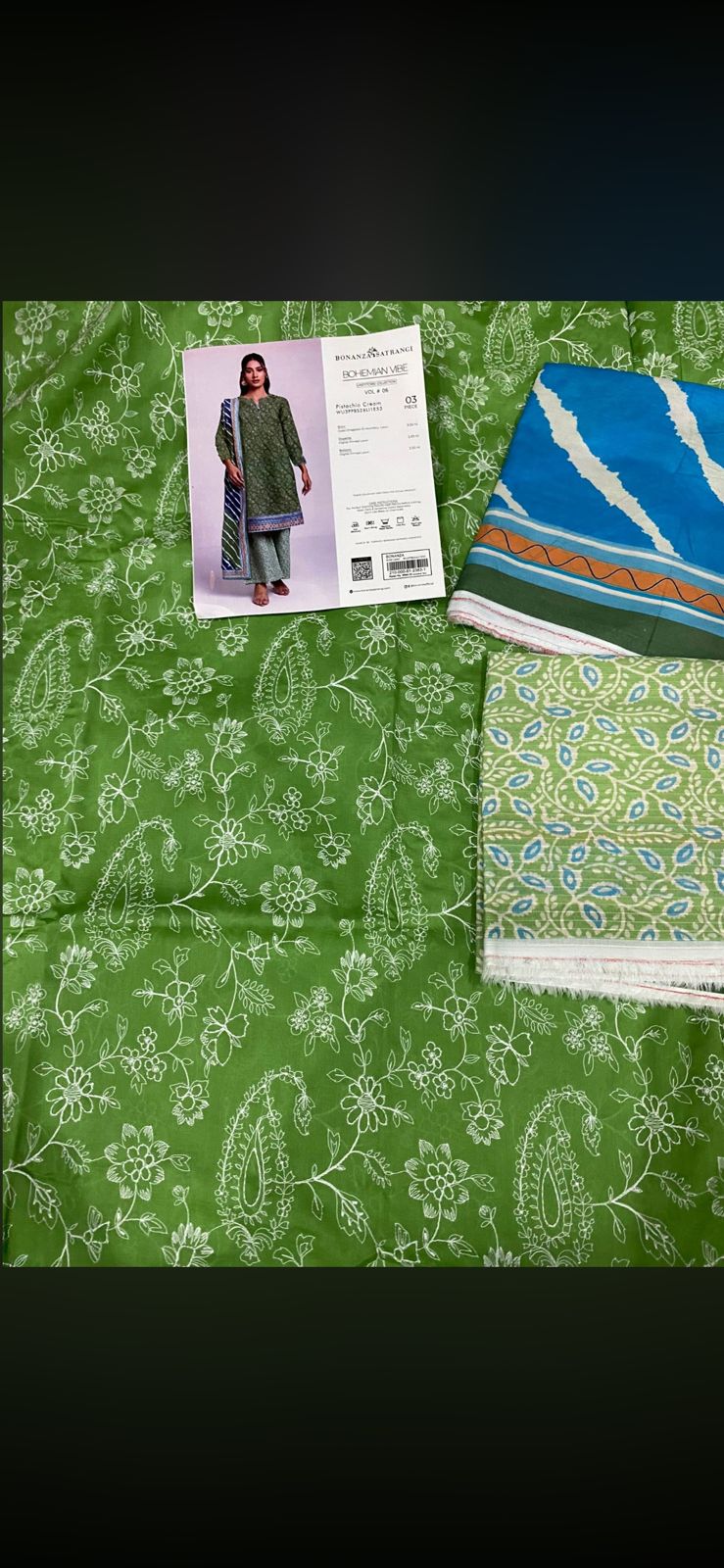 Bonanz satrange lawn suit