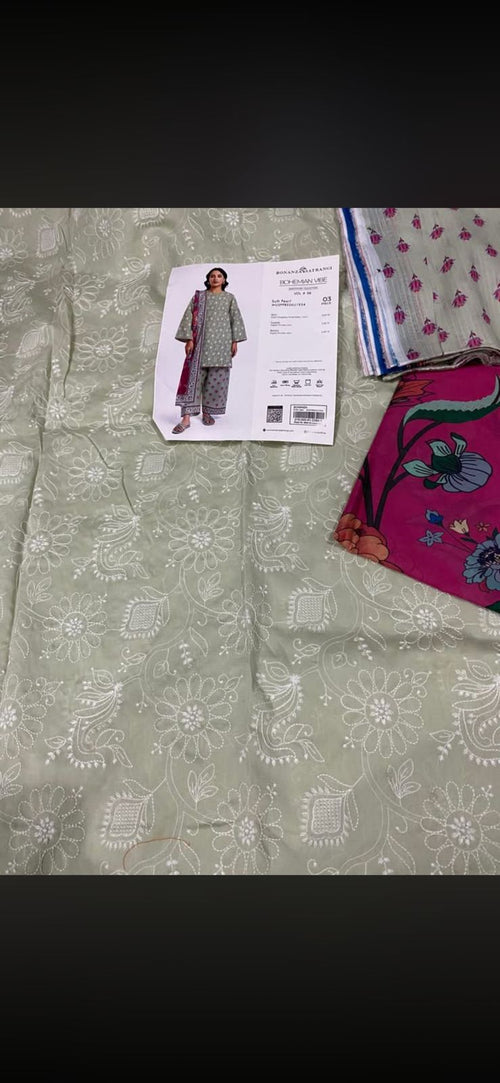 Bonanz satrange lawn suit