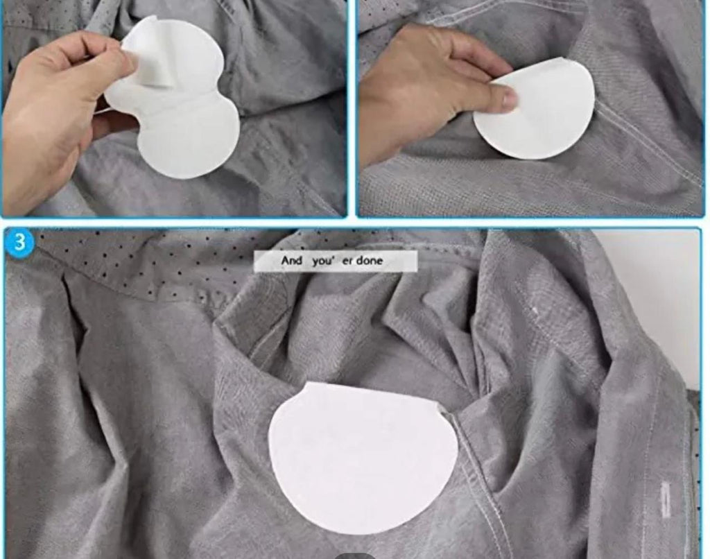 Disposable Underarm Sweat Pads – Odor Protection, Anti-Bacterial & Unisex