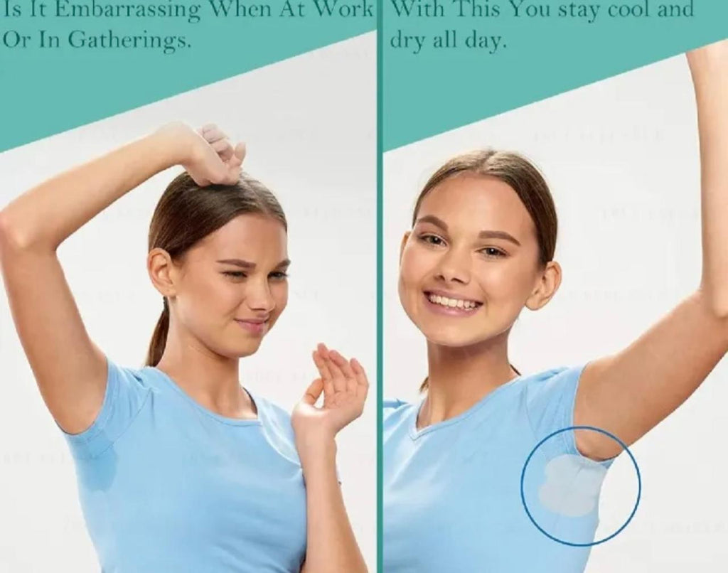 Disposable Underarm Sweat Pads – Odor Protection, Anti-Bacterial & Unisex