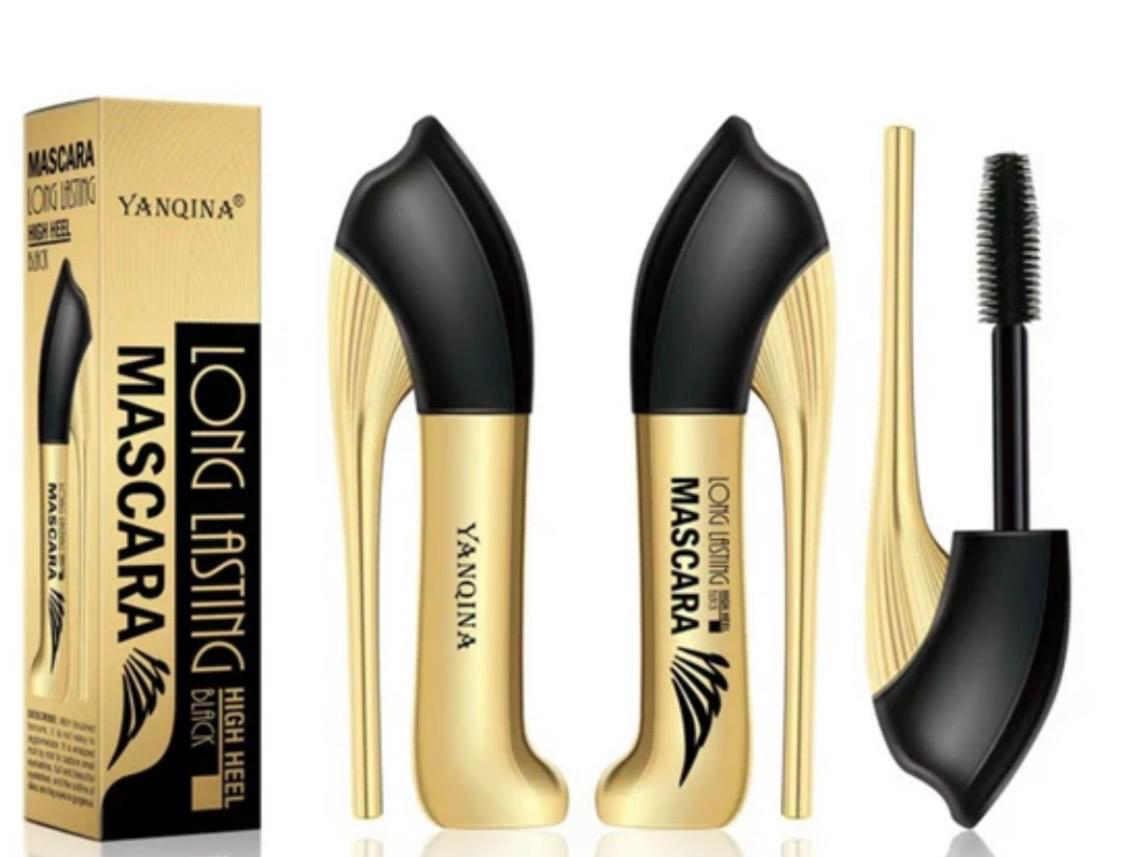 Yanqina High Heel Black Mascara – Waterproof, Volumizing & Long-Lasting for Dramatic Lashes