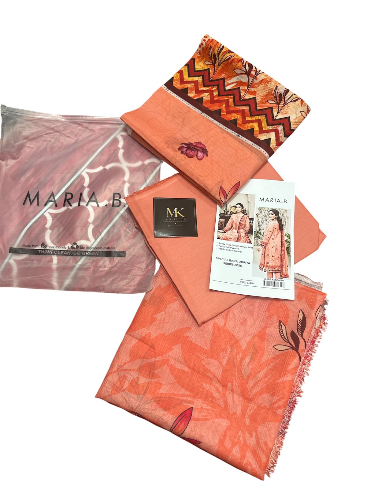 MARIA B BANA DORA LAWN 3PC SUIT