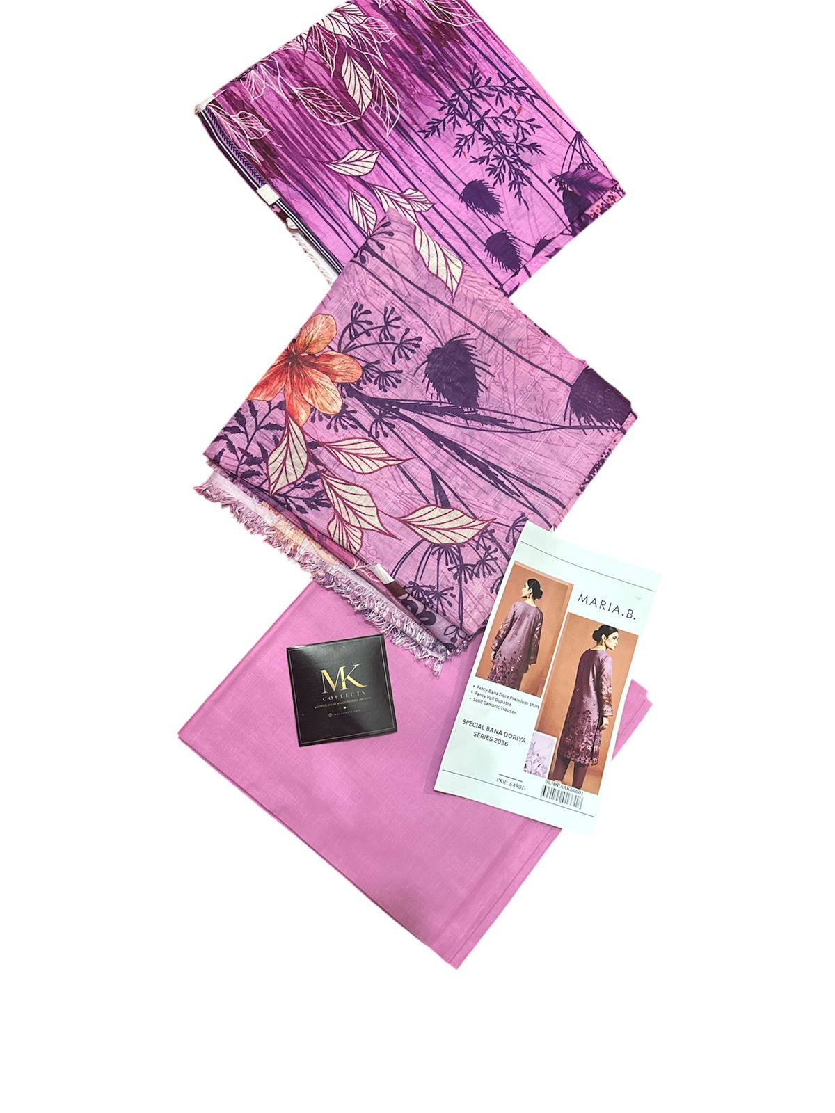 MARIA B BANA DORA LAWN 3PC SUIT