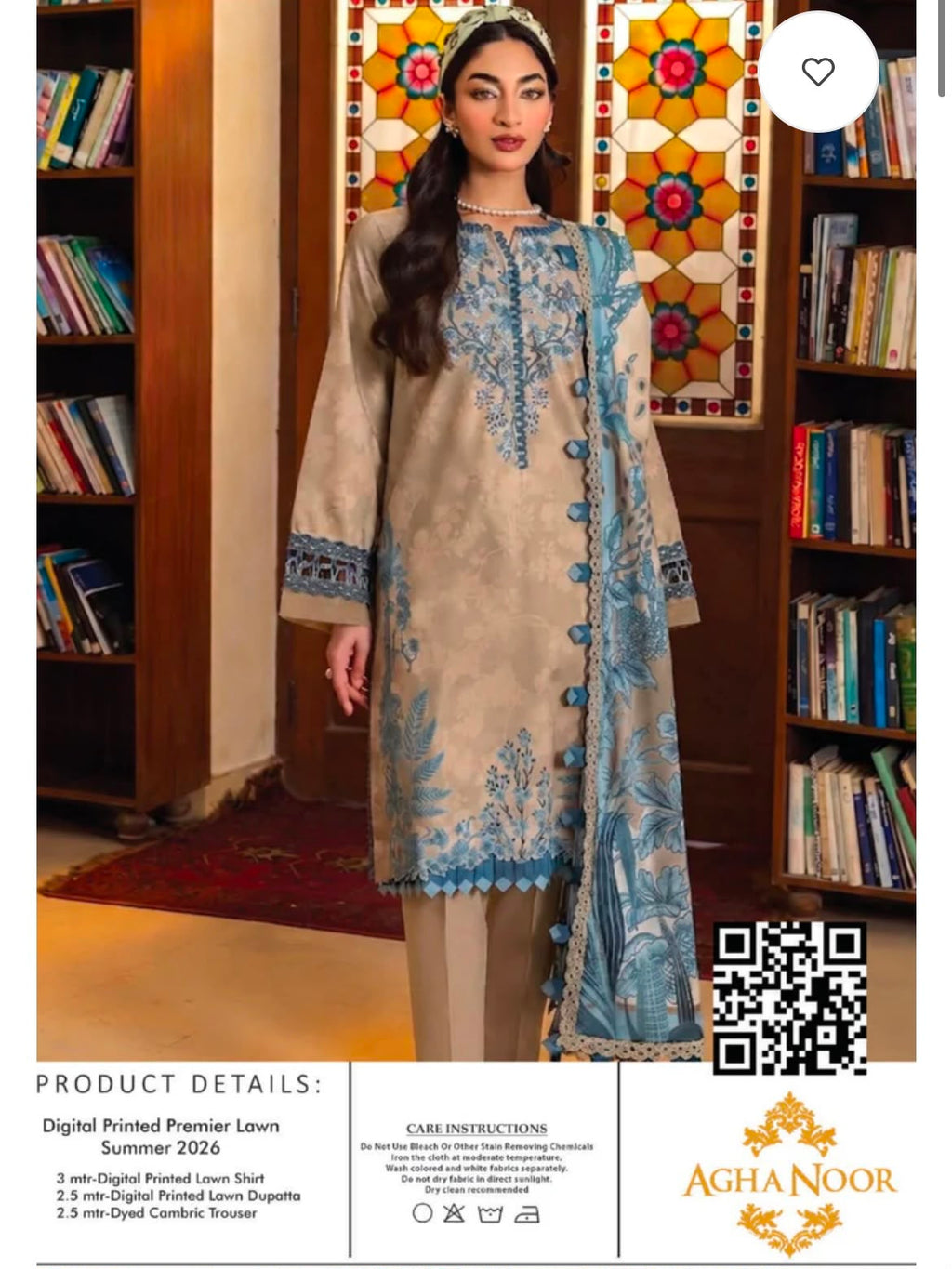 Unstitched lawn suit