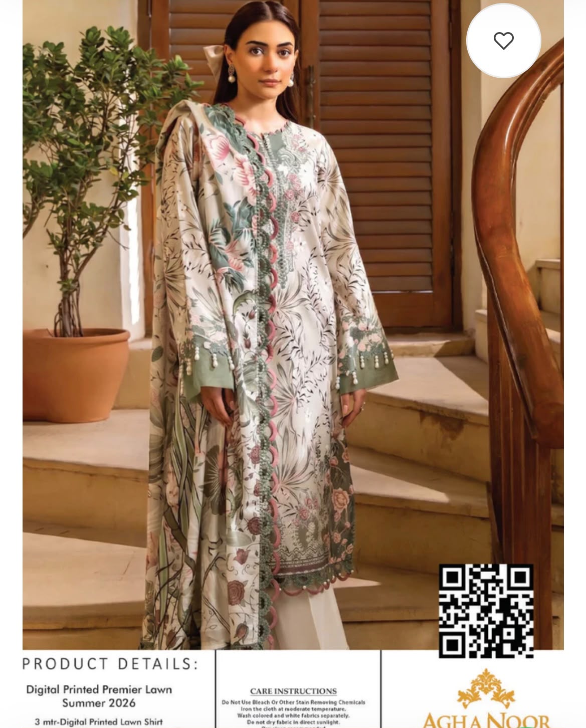 Unstitched lawn suit