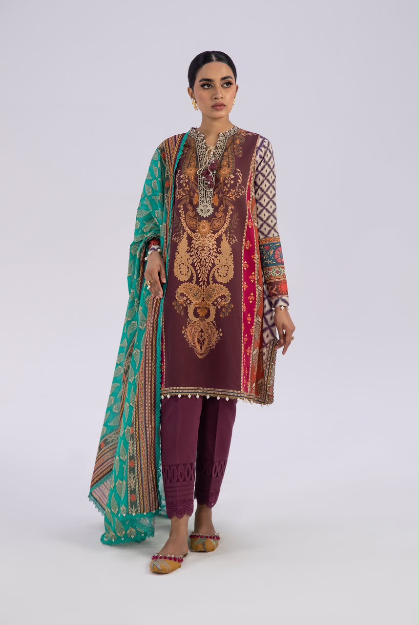 Unstitched lawn suit